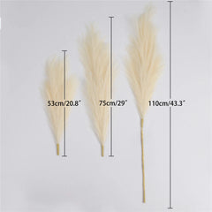 Artificial pampas grass dÃ©cor set for modern interiors