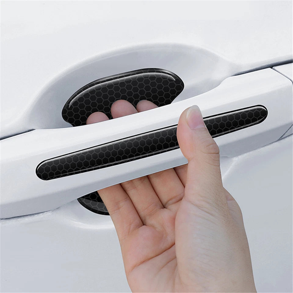 Clear anti-scratch stickers for vehicle door handles