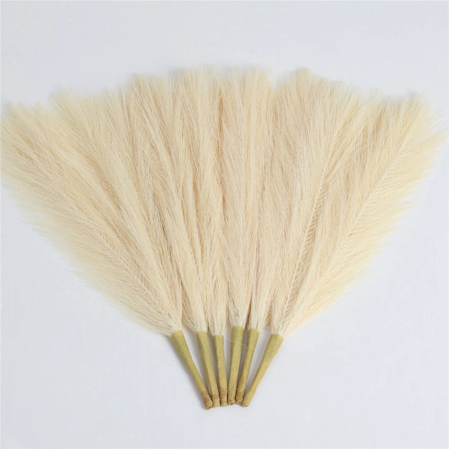 Boho 3PCS Artificial Pampas Grass Home Decor Set