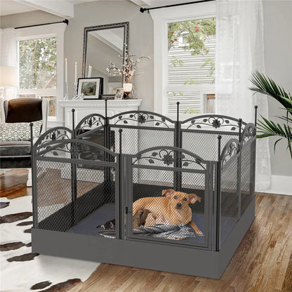 Large Breed Dog Whelping Pen with Premium Fertility Mat