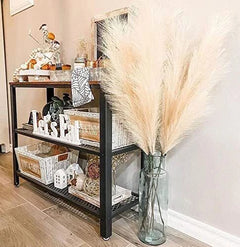 Artificial pampas grass set for vase decoration