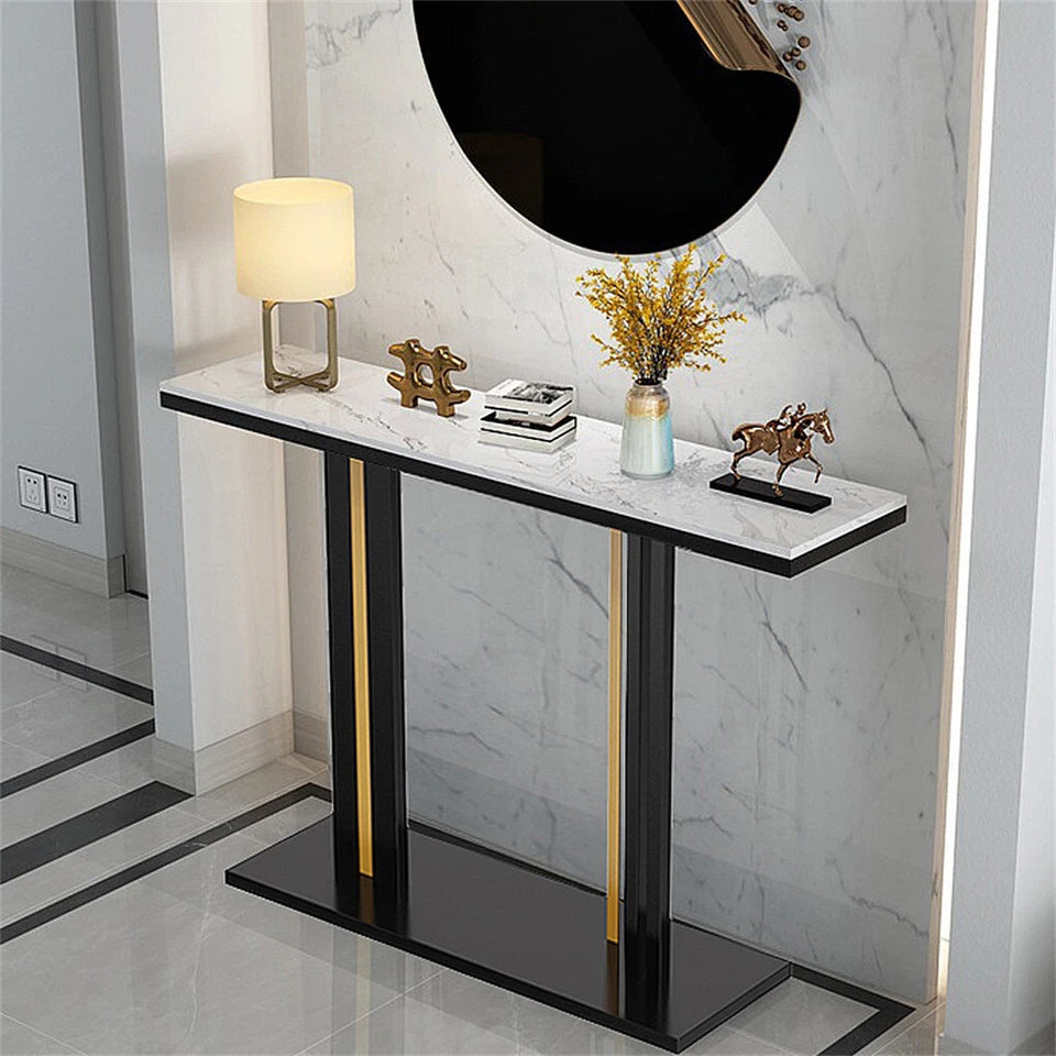 Elegant marble console table for modern home dÃ©cor