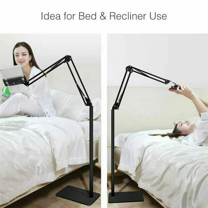 Flexible arm tripod mount for phones and tablets